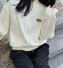 LDBE高領(lǐng)毛衣女秋冬2025新款松弛感韓系慵懶風(fēng)軟糯針織衫拉鏈開(kāi)衫外套 米杏色 L 曬單實(shí)拍圖