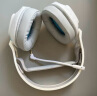 钛度（Taidu）THS318轻鸾竞技版 2.4G真无线蓝牙游戏耳机头戴式手机轻量化电竞三模耳机台式电脑耳麦 无光版白蓝 实拍图