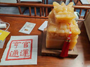信天游天然玉石盤龍玉璽龍頭印章官印財印中式禮品家居辦公室桌玄關擺件 10*10印面+證書+雞翅木底座+禮盒 曬單實拍圖