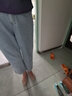 安卡丹牛仔褲女八分褲高腰夏季新款韓版寬松顯瘦闊腿褲九分小個(gè)子1137 八分褲 常規 L 曬單實(shí)拍圖