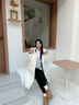 LAGOGO輕戶(hù)外黑色中長(cháng)款羽絨服女拉谷谷2024年冬新款運動(dòng)保暖外套 米白色(V2) M 曬單實(shí)拍圖