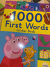 英文原版小豬佩奇1000單詞趣味貼紙游戲書  Peppa Pig 1000 First Words 曬單實拍圖