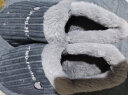 俞兆林（YUZHAOLIN）棉鞋男女包跟棉拖鞋冬季月子鞋保暖家居棉鞋 YR881 浅灰色 42-43 实拍图