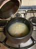 越後元技 日本原裝進(jìn)口萬(wàn)古燒土鍋日本栗型炊飯煲進(jìn)口栗型炊飯鍋復古湯鍋 耐高溫燉鍋 陶瓷飯 深色 3合     1500ml 曬單實(shí)拍圖
