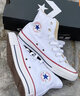 匡威（Converse）勝道運(yùn)動(dòng)CONVERSE匡威 All Star 男女鞋經(jīng)典款高幫休閑情侶帆布鞋 101009 38 (245mm) 38/5.5 曬單實(shí)拍圖