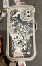 千敘 花朵小熊適用iPhone16promax斜跨手機殼蘋果12仙女款11背帶式掛繩xs個性創(chuàng)意 站著花朵小熊+斜跨掛繩 iPhone15 曬單實拍圖