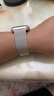 中沃適用蘋(píng)果手表S10/9米蘭尼斯表帶Apple watch SE/8/7/6代不銹鋼金屬編織磁吸表帶 曬單實(shí)拍圖