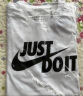 耐克NIKE男子运动生活TEE JUST DO IT SWOOSH短袖T恤AR5007-100白 XL 实拍图