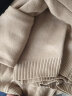 PRIDEME冬季加绒加厚保暖一体绒高领纯色毛衣男士长袖修身百搭男打底衫 LB2115- 驼色 L【体重建议：120-130斤】 晒单实拍图