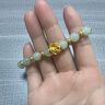 中國黃金（CHINA GOLD）玫瑰花黃金手鏈女士足金轉運珠手串生日禮物高檔實用送女友生日 足金玫瑰轉運珠手串 曬單實拍圖