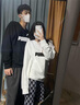 衛(wèi)衣男秋季純棉圓領(lǐng)長袖T恤打底衫男士加絨加厚青少年長袖衛(wèi)衣 白色 XL 曬單實(shí)拍圖