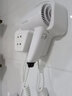 英特漢莎 酒店賓館浴室衛(wèi)生間家用電吹風(fēng)機(jī)壁掛墻吹風(fēng)筒干發(fā)器護(hù)發(fā)冷熱風(fēng) 升級白+1220W+涼熱風(fēng)可調(diào)+免打孔 曬單實拍圖
