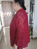 箏寧婚禮媽媽裝高檔禮服加肥加大氣質(zhì)高貴胖媽媽大碼參加的 棗紅色 5XL (建議180-210斤) 曬單實(shí)拍圖