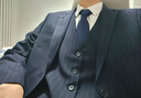 杉杉【三件套】西服套裝男士修身職業(yè)正裝西裝工裝商務(wù)新郎結(jié)婚禮服男 曬單實(shí)拍圖