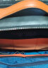 新秀丽（Samsonite）双肩包男士商务14英寸电脑包时尚牛皮革背包 TM0*001【黑色】 实拍图