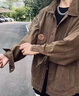 JASONWOOD高端品牌純棉夾克男春秋款工裝中年男士獵裝上衣秋裝外套男大碼 摩卡棕春秋款【現貨速達】 L 【推薦120-140斤】 曬單實(shí)拍圖