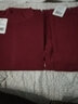 AB內衣男士純棉保暖內衣半高領(lǐng)棉毛衫褲基礎中老年秋衣秋褲套裝 酒紅 L 曬單實(shí)拍圖