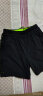 雷魅运动短裤男跑步夏速干薄款透气健身马拉松训练篮球运动裤JS004 JS004有内衬  黑色（有拉链） XL 实拍图
