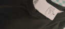 班尼路（Baleno）短袖t恤男纯色体恤情侣款上衣青年基础百搭打底衫休闲透气新疆棉 56G深墨绿 L 实拍图