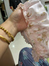 飛翔兔真絲睡帽保暖春秋季薄遮白發(fā)女睡覺(jué)防風(fēng)包頭套頭光頭化療厚月子帽 桑蠶絲帽-荷葉粉色碎花 M碼(頭圍51-57cm) 曬單實(shí)拍圖