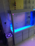 森森（SUNSUN）魚缸LED七彩照明水族箱專用龍魚鸚鵡魚防水燈管 98CM雙排超亮紅色20W（帶開關） 曬單實拍圖