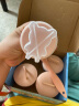 沃德百惠（WORTHBUY）宝宝辅食模具家用烘焙工具蒸蛋模型DIY果冻布丁磨具婴儿蒸糕模具 粉色4件套(配油刷) 实拍图