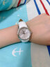 天梭（TISSOT）【官方授權店】 瑞士手表 庫圖系列1853石英商務(wù)時(shí)尚女表 白盤(pán)皮帶T035.210.16.031.00 曬單實(shí)拍圖