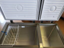 美菱（MeiLing）218升大容量家用商用冰柜 双箱双温冷柜 顶开门一级能效节能 冷藏冷冻卧式冰箱BCD-218DTCX 实拍图