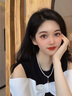 迪后（Dirholl）花朵流蘇珍珠項(xiàng)鏈女年輕鎖骨鏈年輕七夕情人節(jié)禮物送老婆媽媽 花朵珍珠項(xiàng)鏈 曬單實(shí)拍圖