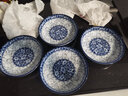 參寶韓國進(jìn)口盤(pán)碟餐具中式青花瓷菜盤(pán)家用圓形盤(pán)湯盤(pán)平盤(pán)方盤(pán)深盤(pán) 7.5英寸圓形深盤(pán) 260077 曬單實(shí)拍圖