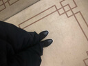 金利來（Goldlion）男鞋休閑鞋男士皮鞋頭層牛皮運動板鞋系帶日常百搭潮懶人鞋 黑色 43 曬單實拍圖
