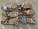 熠牧中國(guó)風(fēng)亞麻拖鞋男女士夏季情侶家居家用室內(nèi)防滑吸汗布藝棉麻涼拖 女款紅色花 39-40 (260mm) 女款 曬單實(shí)拍圖