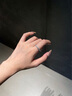 凱勒芙s925純銀戒指足銀單戒女生輕奢女士氣質(zhì)風(fēng)高級感日韓ins風(fēng)見(jiàn)面禮 銀色 美碼5# 曬單實(shí)拍圖