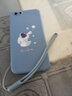 膜思維 蘋(píng)果6手機殼iPhone6S男女款防摔硅膠保護套全包磨砂卡通可愛(ài)軟殼 薰衣草灰-快樂(lè )星球+手繩 iPhone6/6S通用 曬單實(shí)拍圖