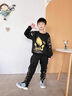 皮爾卡丹（pierre cardin）兒童衛(wèi)衣套裝8-9歲童裝5男童長袖春秋裝6街舞衣服7洋氣時(shí)髦13帥 黑色 收藏+項(xiàng)鏈 120 適合身高1米1左右 曬單實(shí)拍圖
