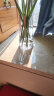 墨斗鱼玻璃透明轻奢描金花瓶水培容器摆件富贵竹百合玫瑰花客厅装饰品 实拍图