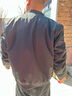 Antfarmer飛行員夾克男士秋冬季純棉棒球領(lǐng)飛行服MA-1阿美咔嘰休閑棉服外套 黑色【夾棉加厚】 4XL（190-210斤） 曬單實(shí)拍圖