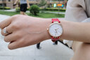 GENIE【全國聯(lián)?！烤裟崛鹗渴直?貝拉公主系列石英女士腕表 GNQ-T2035L-LQRW  紅色皮帶 曬單實拍圖