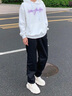馬克華菲高幫男鞋秋季2025新款厚底老爹鞋男休閑百搭板鞋男氣墊增高鞋子潮 米色 40 【男碼】此款為標準皮鞋尺碼 曬單實(shí)拍圖