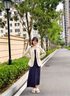 小野七天復(fù)古廓形小西裝外套女高級感2025春秋休閑小個子西服氣質(zhì)白色外套 米白色 常規(guī) [升級版型] L 曬單實拍圖