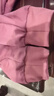 皮爾卡丹（pierre cardin）24年純棉遮肚子顯瘦百搭連帽上衣女長袖衛(wèi)衣女韓版 藕粉 3XL 建議145-160斤 曬單實拍圖