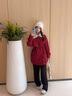 CamalgOri大碼派克服羽絨綿服女中長(zhǎng)可拆卸羊羔毛外加厚小個(gè)子外套結(jié)婚紅色 酒紅色派克服(升級(jí)加厚款) S 曬單實(shí)拍圖