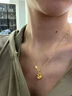 中國(guó)黃金（CHINA GOLD）黃金四葉草吊墜女士足金項(xiàng)鏈?zhǔn)罪椛掌呦η槿斯?jié)禮物送女朋友老婆 四葉草吊墜【中金禮盒】 約1.3g 重版-贈(zèng)S925鏈 曬單實(shí)拍圖