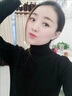 恒源祥簡(jiǎn)約百搭羊毛衫女加厚秋冬含打底衫修身洋氣內搭高領(lǐng)毛衣 黑色 M 恒源祥 曬單實(shí)拍圖