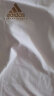 阿迪达斯 （adidas）短袖男夏季运动休闲透气半袖健身跑步男款T恤 白/金 2XL  实拍图