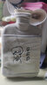 柏苑加厚橡膠注水熱水袋加絨沖水暖水袋熱敷可拆洗毛絨套暖手寶 雙插手灰色【2000ml】 曬單實(shí)拍圖