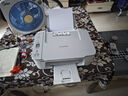 佳能（Canon）TS3480彩色噴墨無線家用辦公學生A4打印機復印掃描一體機家庭小型照片手機直接打 TS3480【白色】手機電腦無線連接+打印復印掃描 套餐二：3480黑彩連噴加墨+4瓶黑彩墨水【力 曬單實拍圖