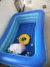 kidsdeer儿童充气游泳池加大加厚婴儿游泳桶充电家用亲子室内宝宝洗澡水池 1.8米豪华三环【游泳大礼包】 实拍图