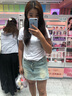 風(fēng)采兔 美式熱辣高街牛仔半身裙褲女2024新款夏高腰顯瘦復(fù)古設(shè)計感短裙 藍(lán)色【優(yōu)質(zhì)面料】 2XL 曬單實拍圖
