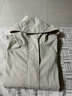 無(wú)印良品（MUJI）女式 不易沾水防紫外線(xiàn)便攜風(fēng)帽夾克 防曬衣 25年早秋 女裝 象牙色 L (165/88A) 曬單實(shí)拍圖
